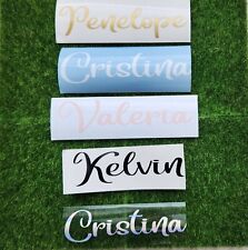 Custom Personalized Vinyl Lettering Name Decal Sticker Car Window Tumbler