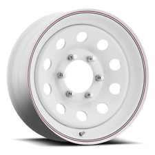 14x6 5-4.5 Modular White Trailer Wheel