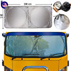 Folding Jumbo Extra Large Car Window Sun Shade Truck Van Visor Windshield Cover
