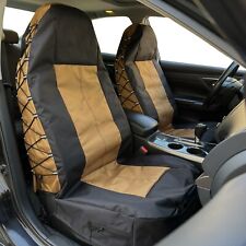 For Dodge Ram Dakota Car Front Seat Covers Black Coyote Tan Canvas 2pcs