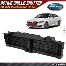 Upper Radiator Grille Air Shutter With Motor For Honda Accord 18-21 L4 1.5l 2.0l