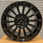 4pc Staggered S550 Style 20 Amg Black Rims Wheels Fits Mercedes Benz 5x112