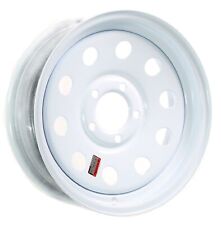 Trailer Wheel Rim 15x5 5-4.5 White Modular 2150 Lb. 3.19 Center Bore