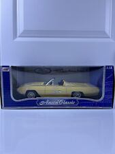 Anson Classic 118 Diecast 1963 Ford Thunderbird Yellow Convertible New T Bird