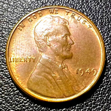 1949 P Lincoln Wheat Penny Au