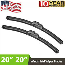2020 Windshield Wiper Blades Premium Rubber J-hook Window Left Right Wipers