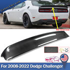 For 08-2022 Dodge Challenger Carbon Fiber Look Hellcat Style Trunk Spoiler Wing