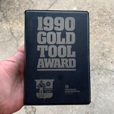 1990 Chrysler Gold Tool Award Metric Socket W Ratchet Set W Original Box