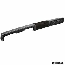 Sport R Molded Dash Pad - Black With Black Suede- For 1969 Camaro By Tmi