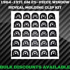 1964-1971 Pontiac Gto Judge Rear Window Windshield Molding Trim Reveal Clips Gm