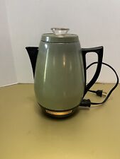 1950s Sunbeam Percolator Coffee Master 11 Cup Avocado Green Model Ap-cg Euc