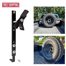 In Bed Spare Tire Mounting Bracket Vertical Rigid Holder Pick Up Truck Us Made
