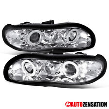 Fit 1998-2002 Chevy Camaro Z28 Led Halo Projector Headlights Leftright 99 00 01