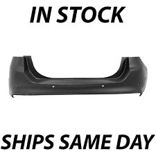 New Primered Rear Bumper Cover Direct Fit For 2013-2018 Ford Fusion W Park Ast