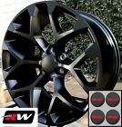20 Inch Gmc Sierra 1500 Factory Style Snowflake Wheels Satin Black Rims 20 X9