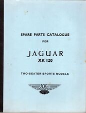 Spare Parts Catalogue Jaguar Xk120 Two Seater Sports Model June 1954 Hm953