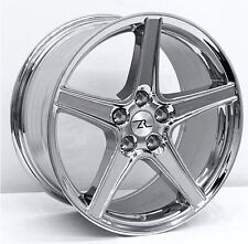 18 Chrome Saleen Style Wheels 18x9 Mustang 94-04 Roatry Formed