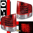 94-04 Chevy S10 Gmc Sonoma Pickup Truck Red Led Tail Lights Lamps