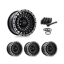 Wheel Rims Set With Black Lug Nuts Kit For 92-99 Chevrolet K1500 Suburban P92279