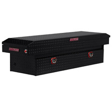 Weather Guard Crossbed Truck Tool Box 72 In. Full Size Gloss Black Aluminum New