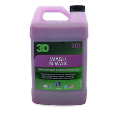 3d Wash N Wax Car Wash Soap - Ph Balanced Easy Rinse Soap With Wax Protection