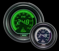 52mm Evo Series Green And White Oil Temperature Gauge