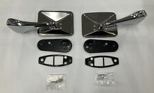 1970 1971 1972 Chevrolet Gmc Chrome Outside Sport Rearview Door Mirrors Pair New