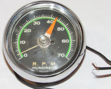 Vintage 1960s Sun Tachometer Model Sst-70 Tach 0-7000 Rpm Chrome Ring