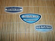 3 Old Guys Rule Local Legend Living Legend King Of The Road Sticker Set