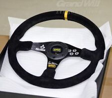 Omp Rallyart 350mm 14 Suede Leather Racing Steering Wheel Sport Rally Omp Hub