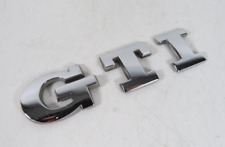 Vw Gti Emblem 2006-2014 Rear Trunk Chrome Badge Letters Back Sign Symbol Logo