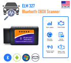 Bluetooth Obd2 Obdii Car Diagnostic Scanner Auto Fault Code Reader Tool Elm327
