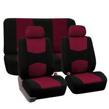Complete Car Seat Covers Red Black Sports Luxury Car Suv Sedan