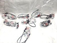 Lot Of 8 Pair Oval Snap In License Plate Light Hot Rods