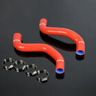 Red Silicone Hose Fit For Toyota 16572-62090 4runner Upper 16571-62070 Lower