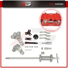New Slide Hammer Dent Puller Tool Kit Wrench Adapter Axle Bearing Hub Auto Tools