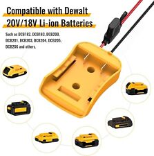 20v To 12v Step Down Converter For Dewalt 20v Power Wheels Battery Adapter Dc...
