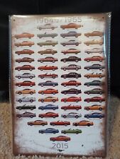 Ford Mustang Metal Sign 1964.5- 2015. Has Vintage Look. New Sealed