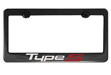 Carbon Fiber License Plate Frame For Acura Type S Types Fit Front Only