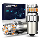Auxito Ba15s 1156 Amber Led Turn Signal Light Bulb Error Free Anti Hyper Flash H