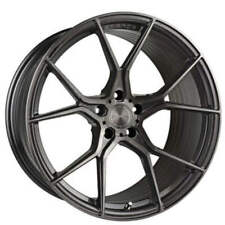 20 Staggered Stance Wheels Sf07 Gunmetal Brushed Tinted Face Rims And Tires Pkg