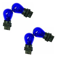 4x 3157 Blue Bright Light Bulbs Car Auto Signal Turn Backup S8 Miniature Lamp