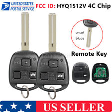 2 Remote Key Fob For Lexus Gs430 Is300 2001 2002 2003 2004 2005 Hyq1512v 4c Chip