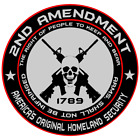 2nd Amendment Logo Gun Rights Vinyl Decal Bumper Sticker Car Truck Laptop Usa