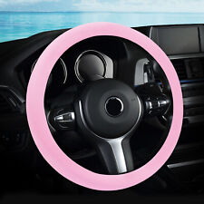 Universal Car Steering Wheel Cover Silicone Auto Steering Wheel Accessory Pink