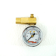 Accu-gage By Milton Bicycle Pressure Gauge With Bleeder Valve For 0-160 Psi