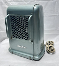Antique Arvin Heater Teal Green Untested W Original Fabric Covered Cord