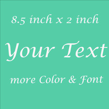 Custom Lettering Sticker Window Door Bumper Cup Laptop Sticker Your Text Decals