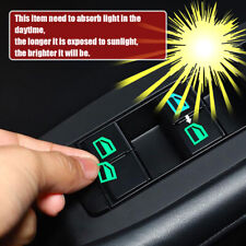 Colorful Luminous Button Stickers Window Switch Decal Stickers Car Accessories