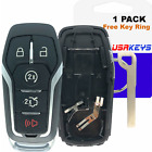 Remote Key Fob Uncut Shell Case For 2015-2017 Ford F-150 Explorer Edge Fusion